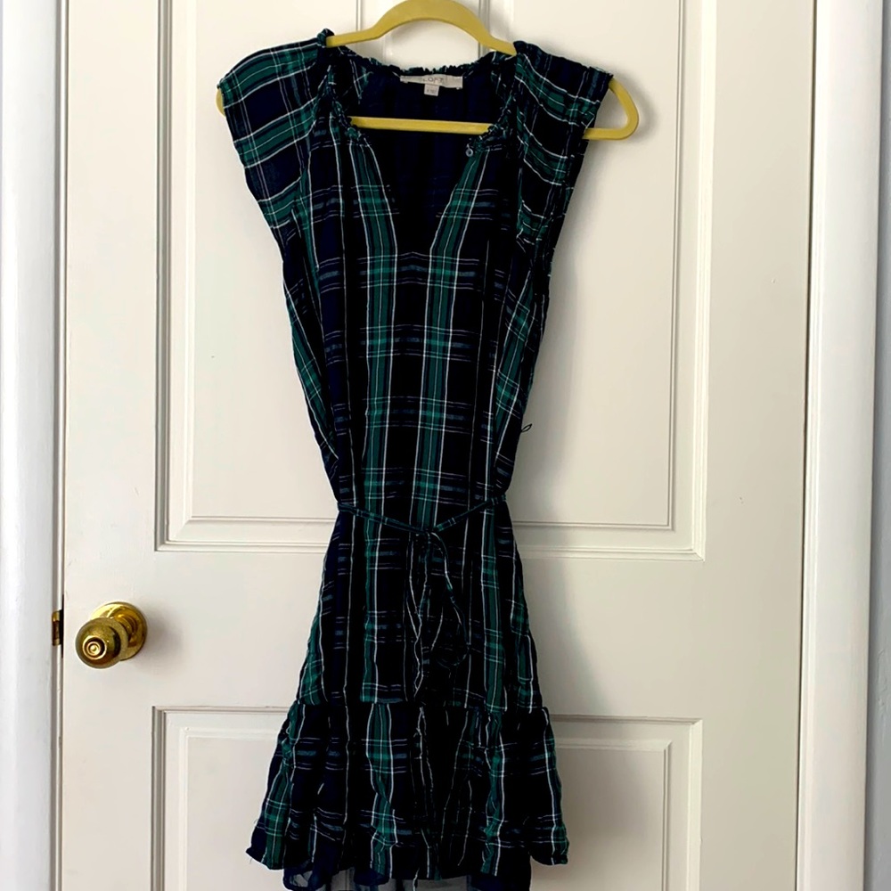 Plaid dress from Ann Taylor